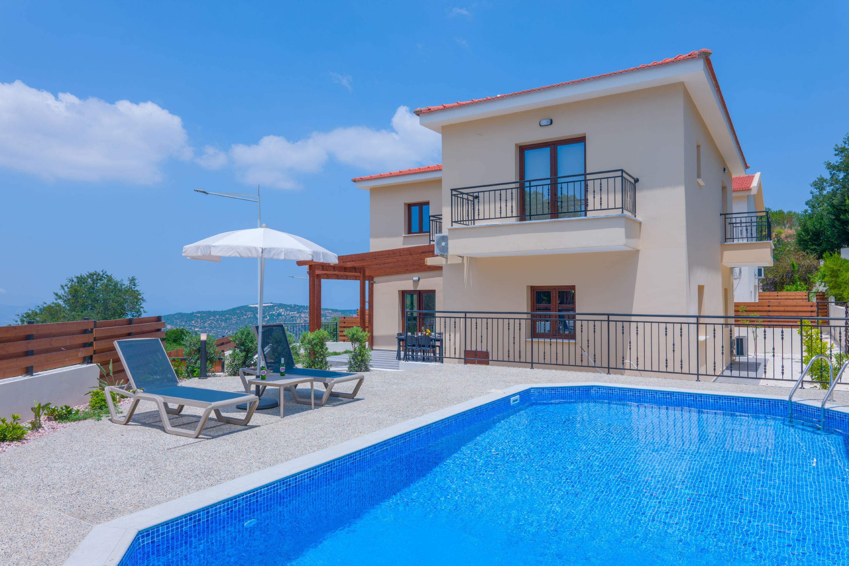 Villa Kerastis and sparkling private pool