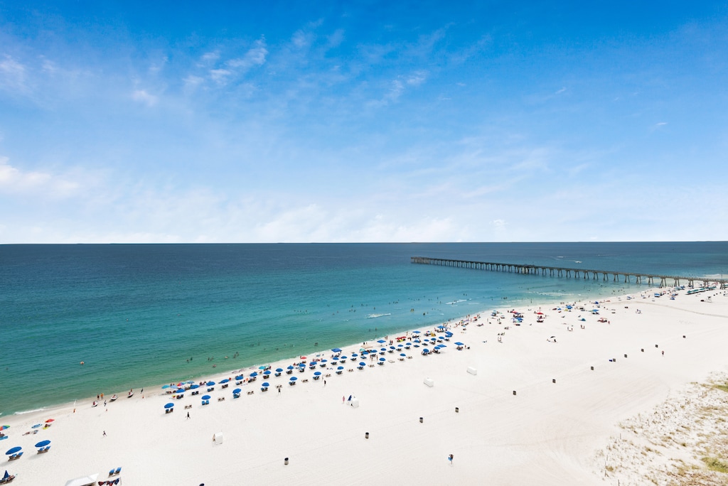 Boardwalk just down the beach