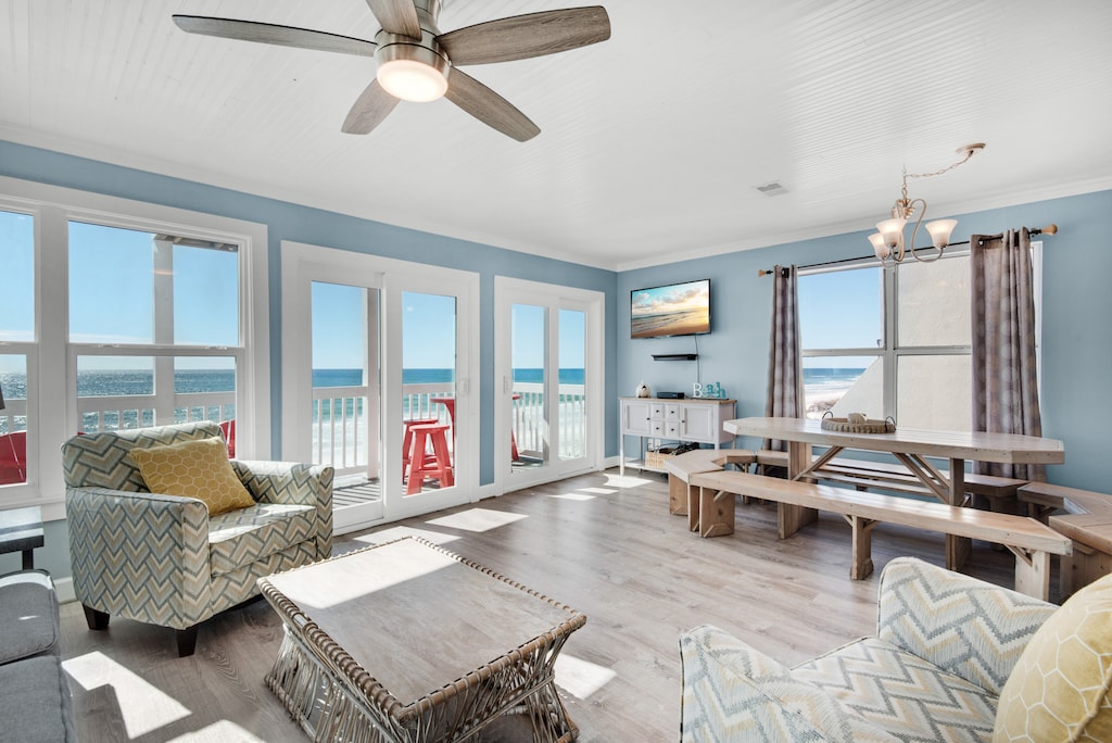 Living room with amazing views