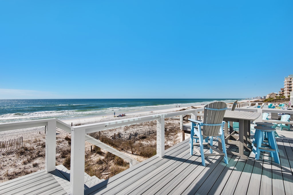 Multiple balconies with incredible views