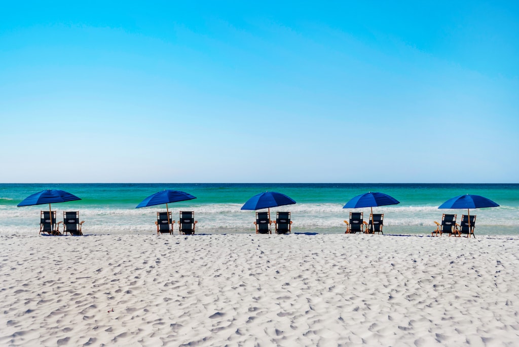 Head to the beach and rent chair and an umbrella