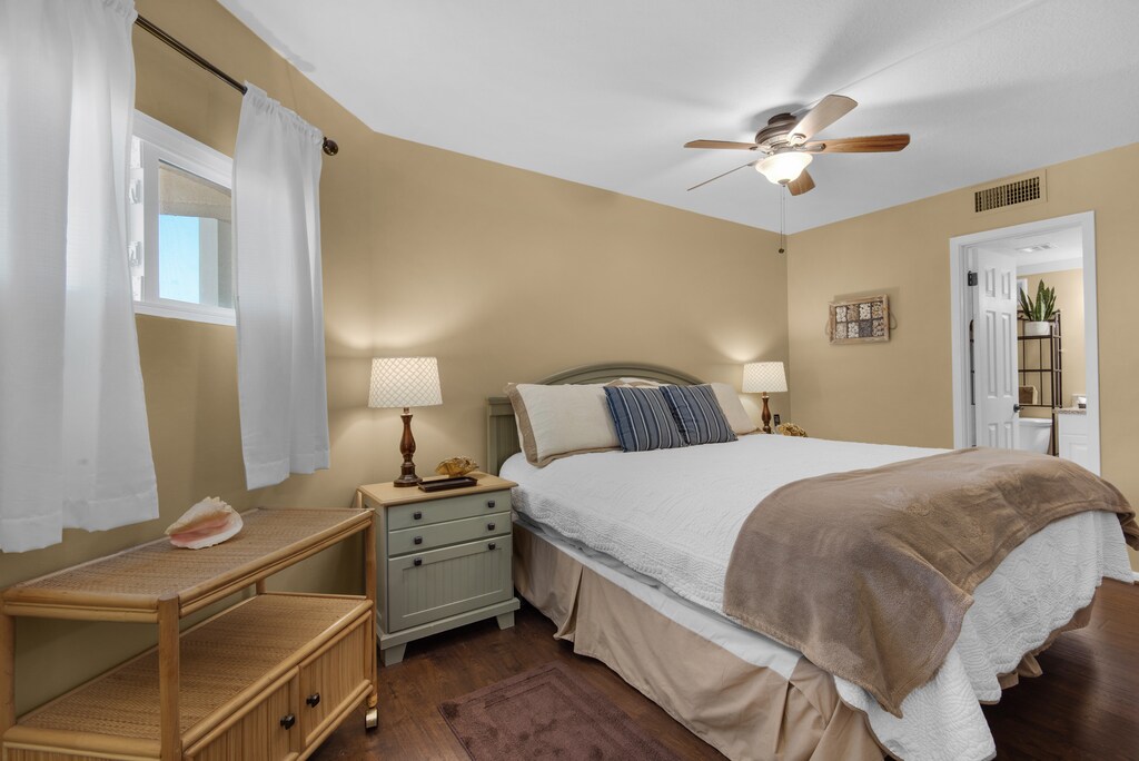 Master bedroom suite