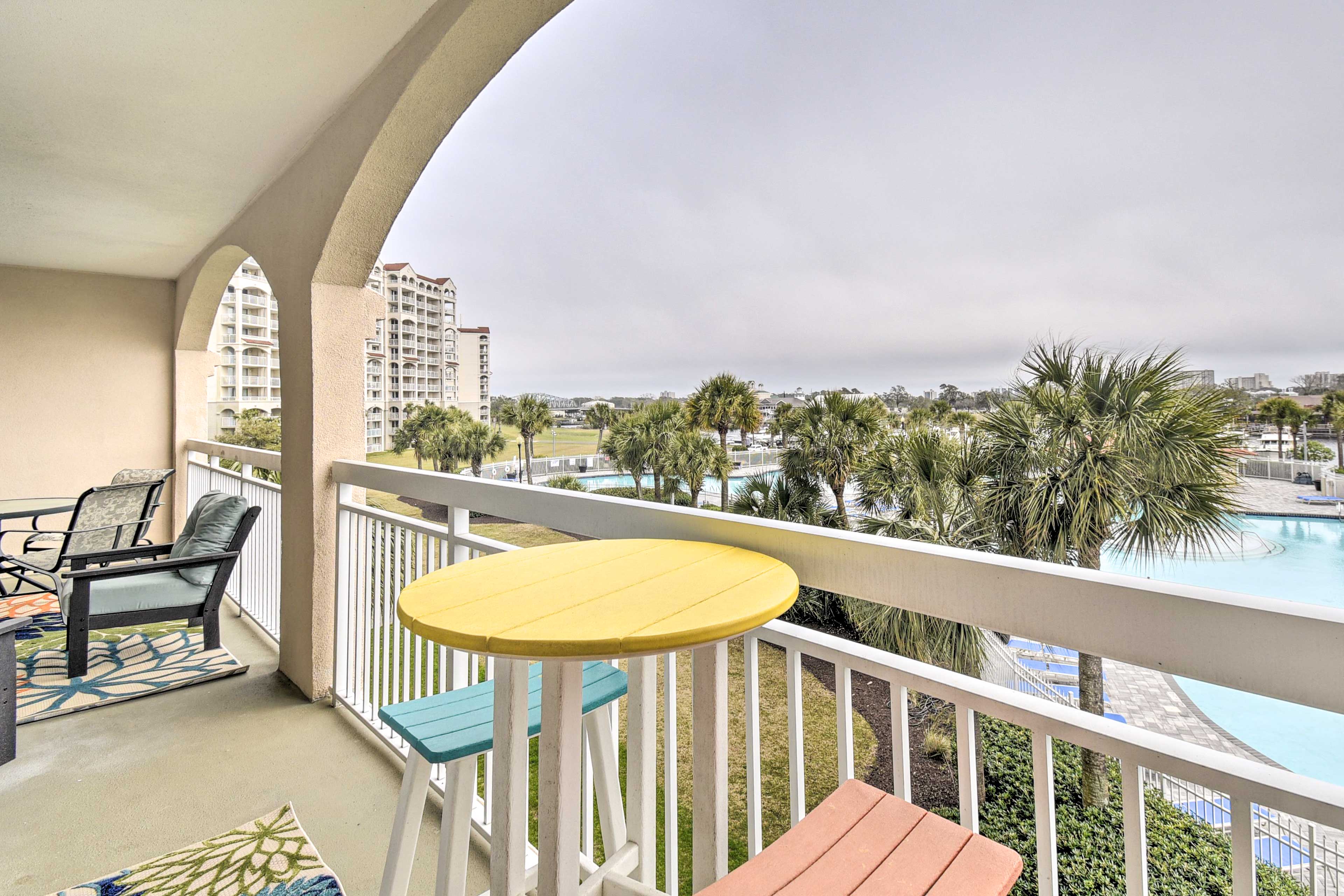 Property Image 2 - Barefoot Resort Condo w/ Balcony & Pool Views!