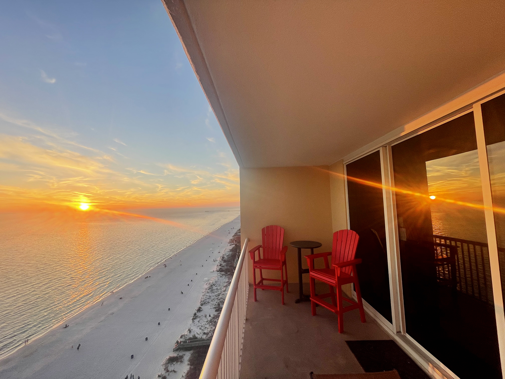 Incredible sunsets at Majestic Beach Towers 1-1707!