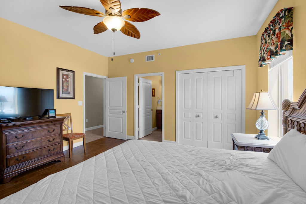 Master bedroom suite