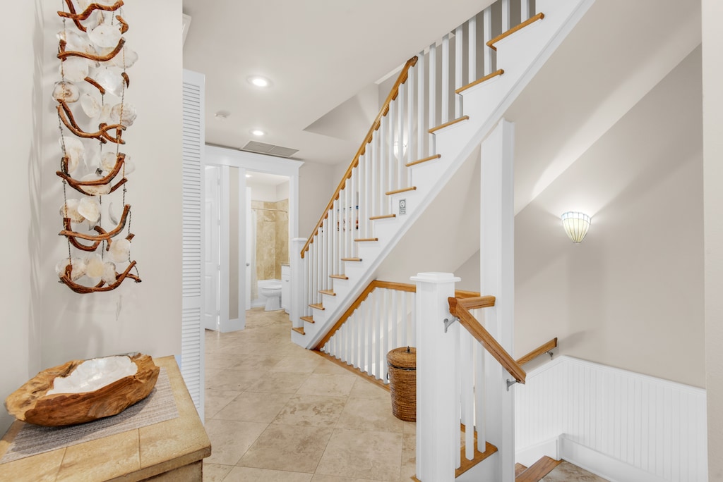 Hallway and staircase