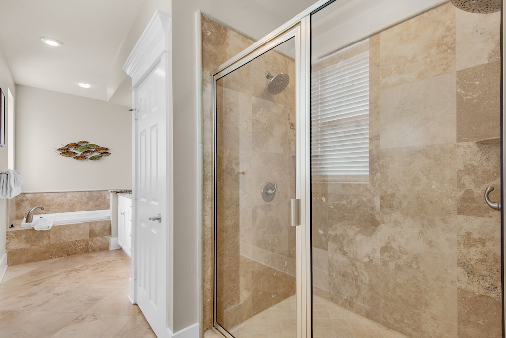 Guest bathroom shower