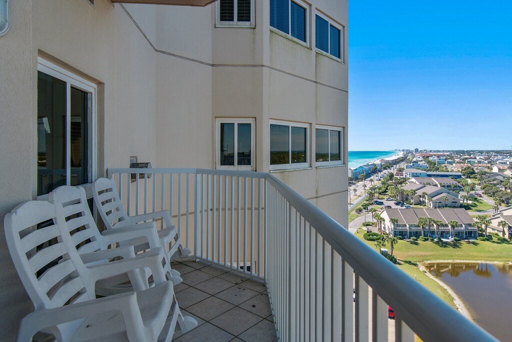 Spacious balcony