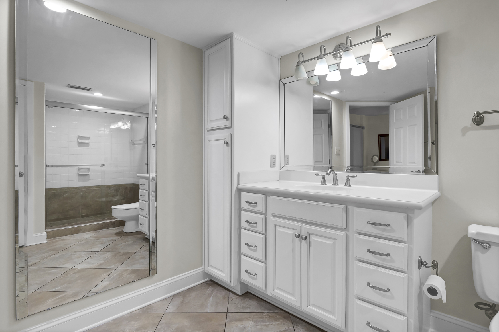 Spacious Master Bathroom