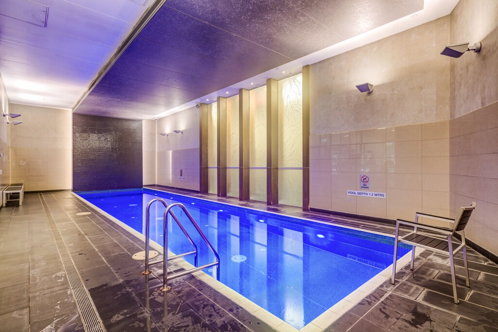Our guests have access to an indoor heated lap pool