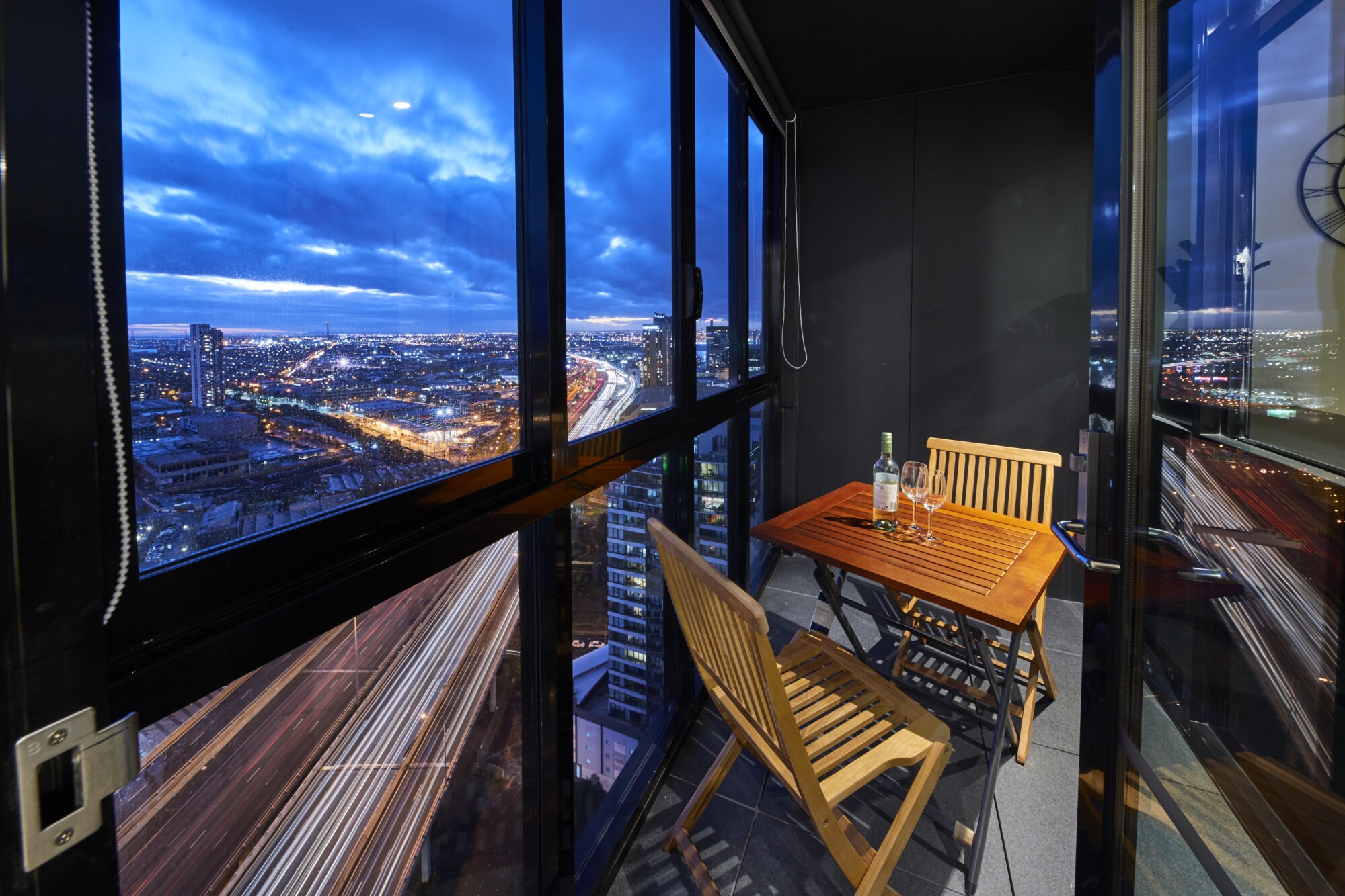 Dine with a wonderful view from your internal balcony!