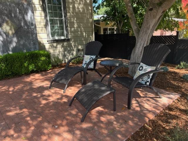 Outdoor Lounge Area. Enjoy our beautiful SLO-Cal weather