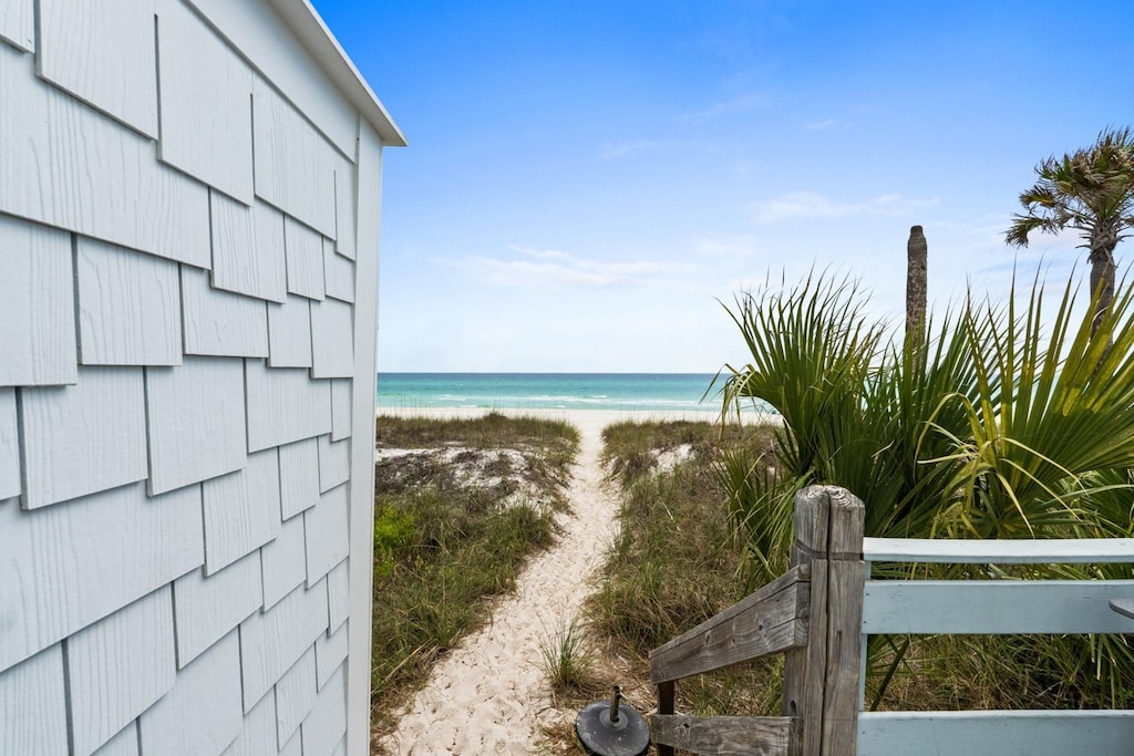 Patio with Direct Beach Access