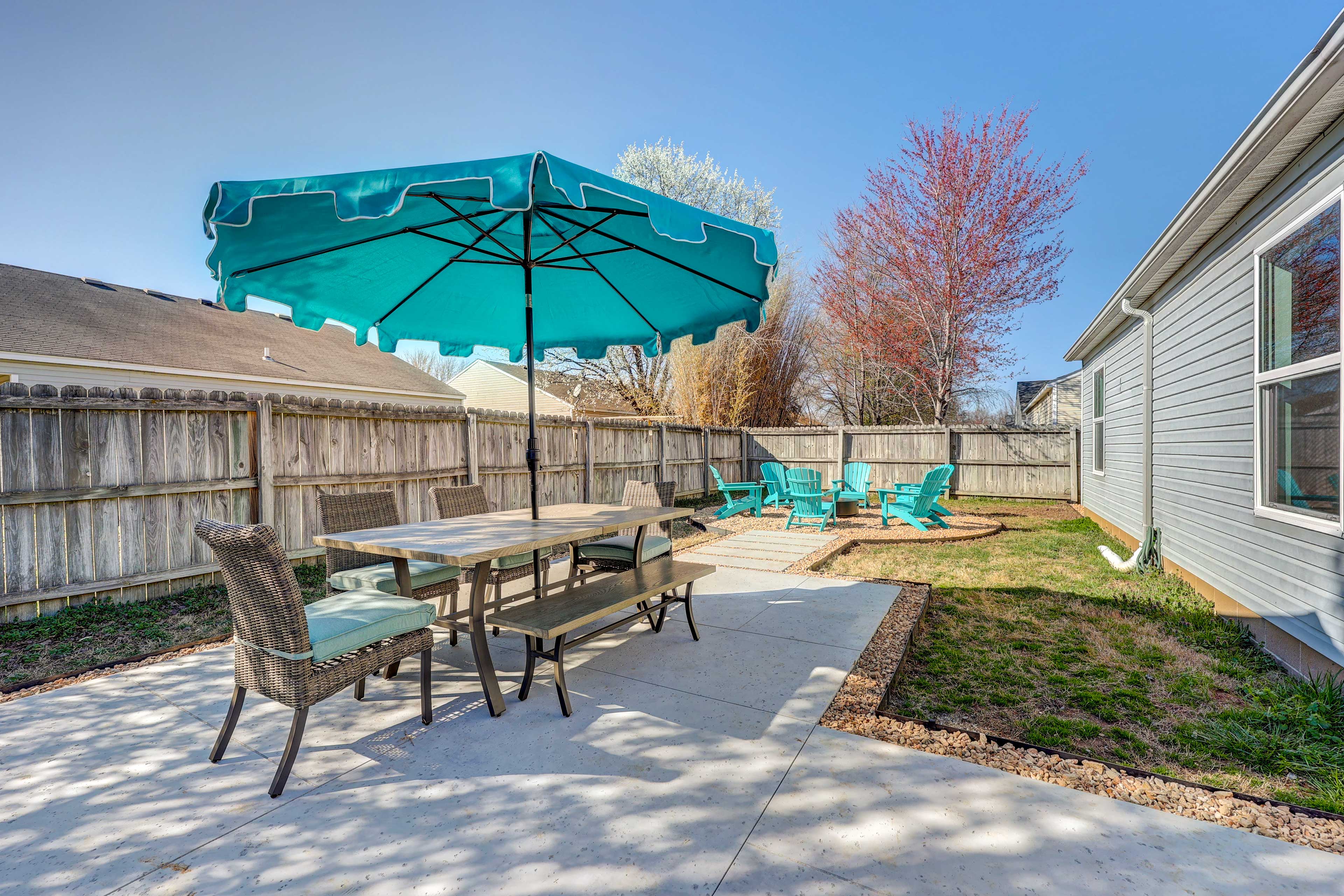 Property Image 2 - Chic Bentonville Home w/ Patio & Fire Pit!