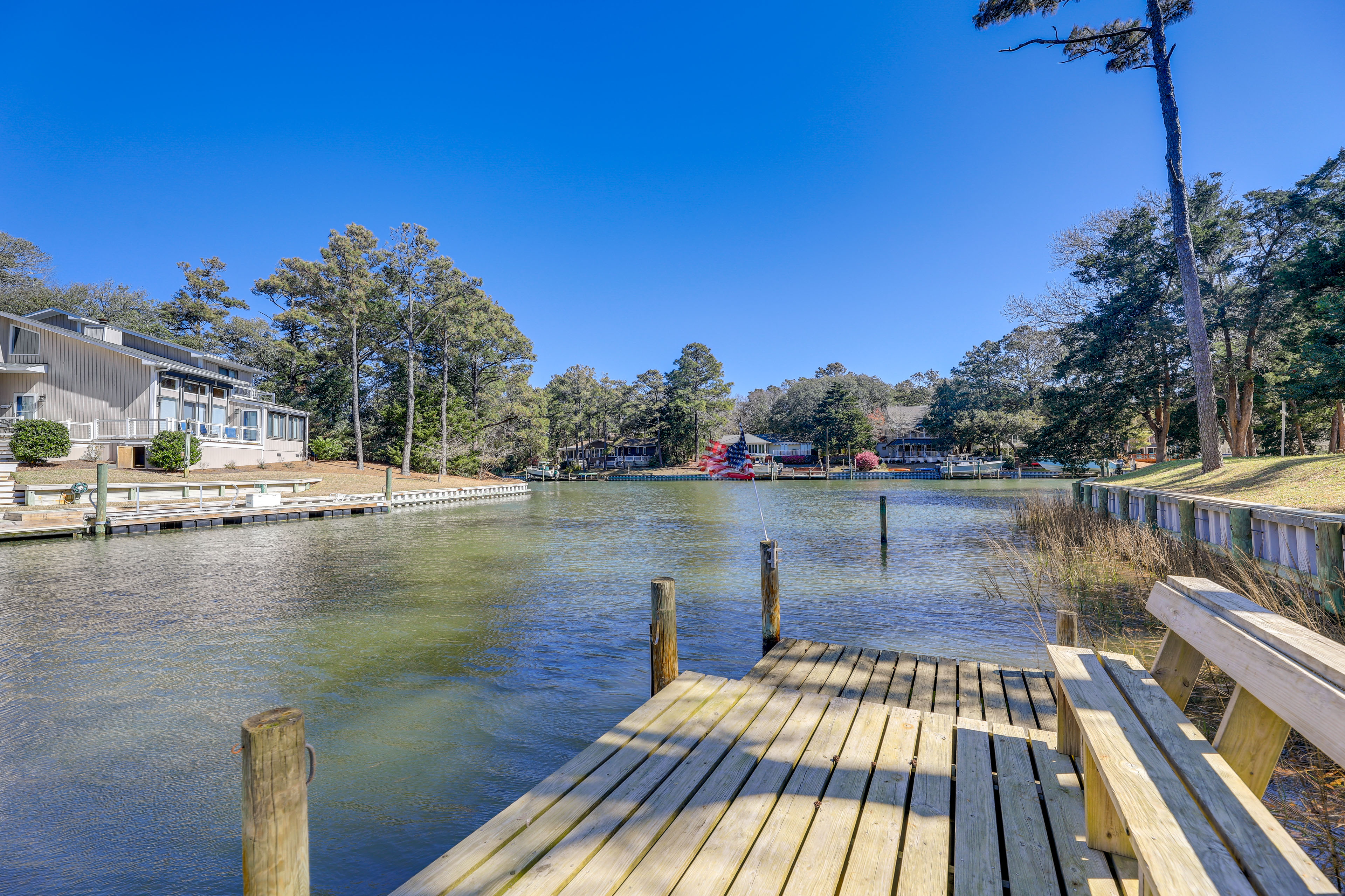 Property Image 1 - Waterfront Pine Knoll Shores Gem w/ Boat Dock