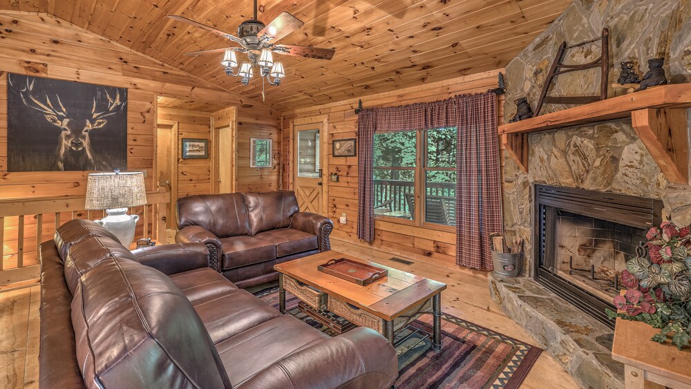 Property Image 2 - Cherokee Creek- Pet Friendly | Screened Porch | Cherry Log | Fire Pit