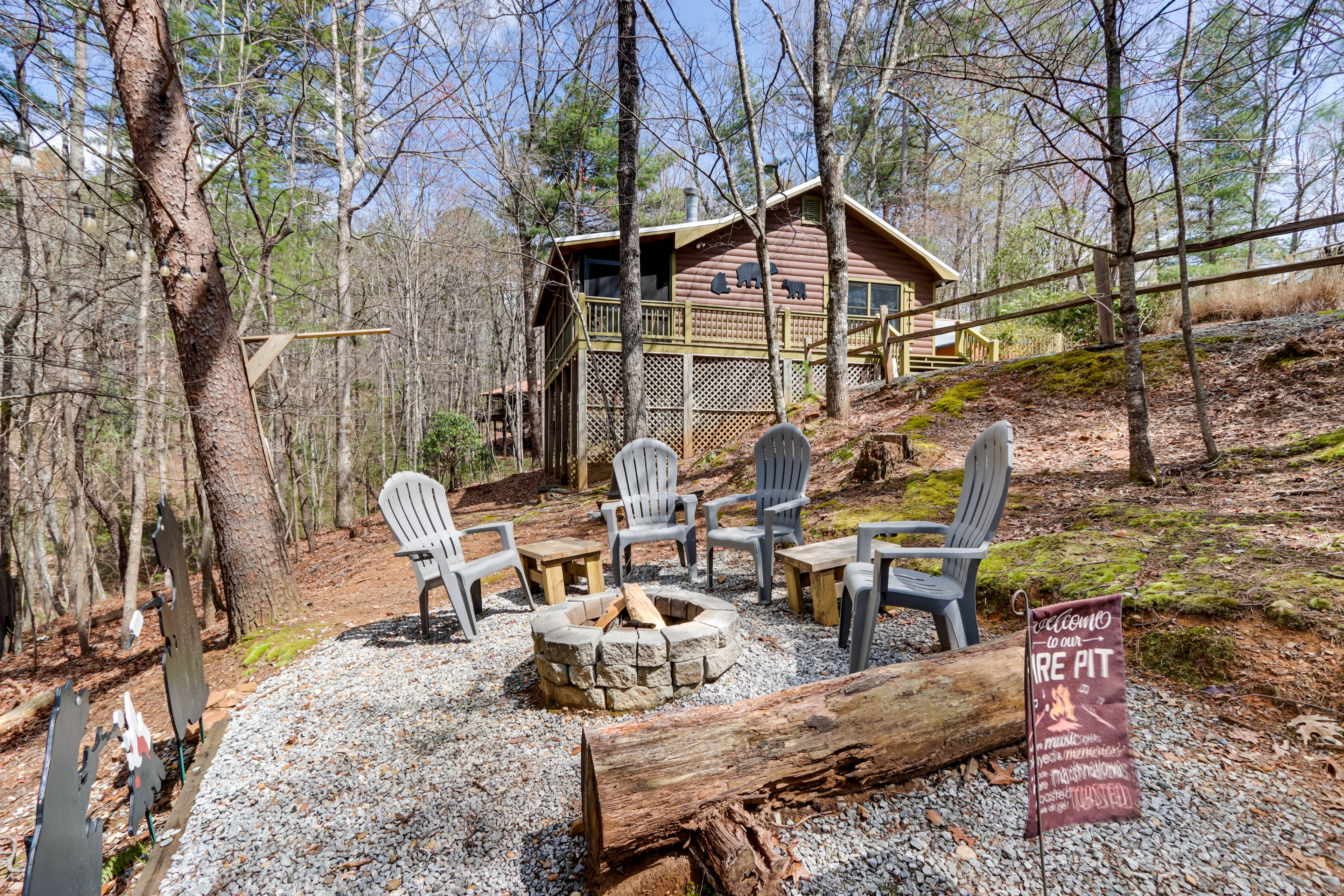 Property Image 1 - Blue Ridge Cozy Cabin in the Woods w/ Hot Tub!