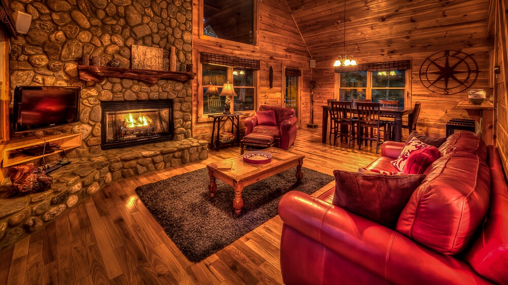 Property Image 2 - Sunset Ridge- Wooded Setting | Screened Deck | Relaxing Hot Tub