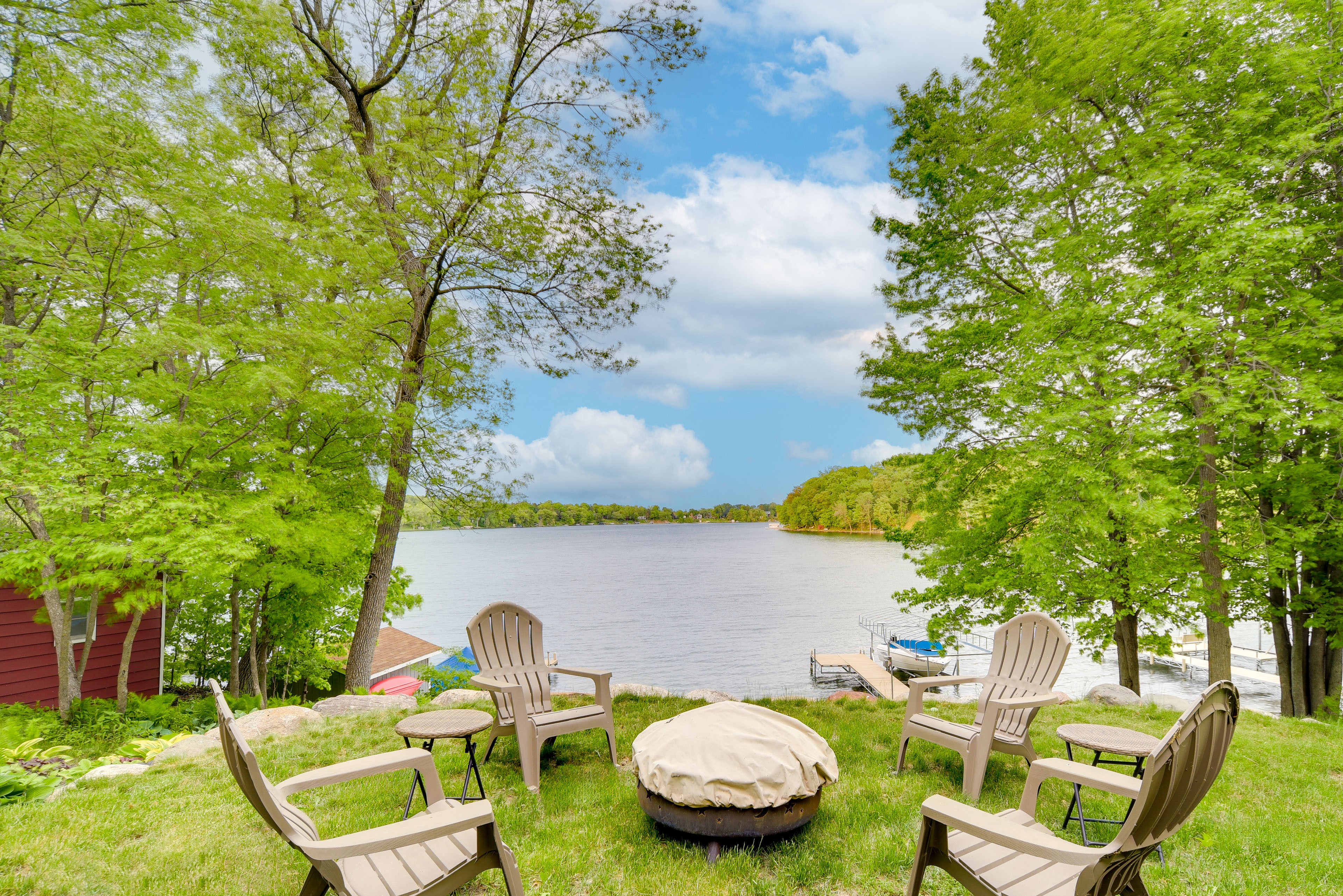 Property Image 2 - Wisconsin Vacation Rental w/ Fire Pit on Long Lake