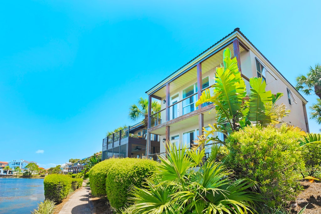 Destiny Beach Villas #15 from the Lake!