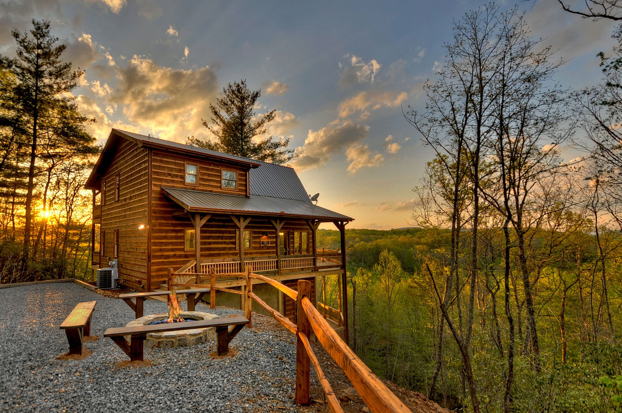 Property Image 1 - Stone Pine Lodge- Outdoor Fireplace | Hot Tub | Game Room