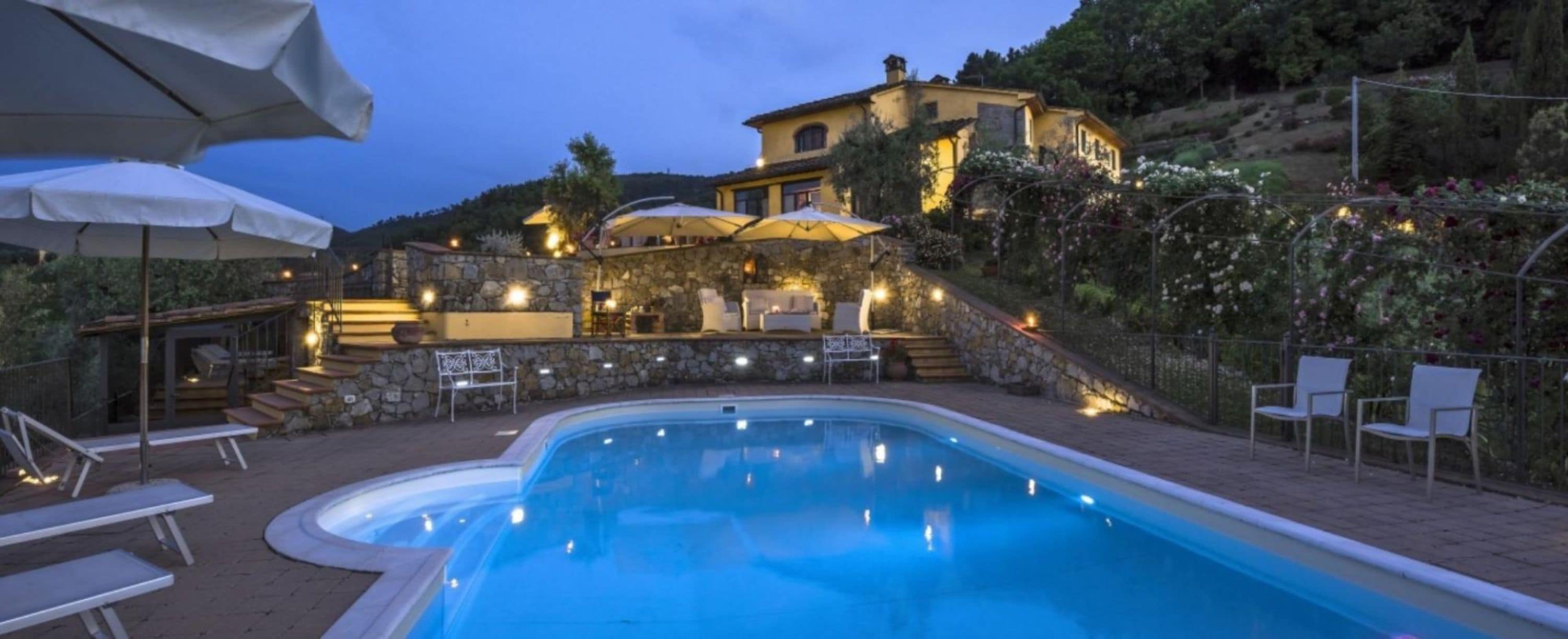 Property Image 1 - Magnificent villa in the countryside near Pistoia  Pool  Airco  BBQ-VILLA LUCENTE