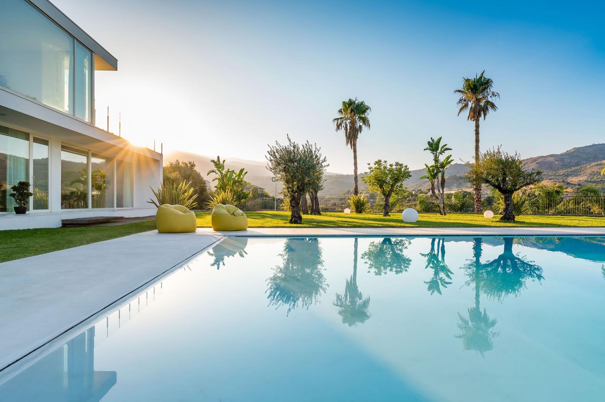 Property Image 1 - Luxury Villa near Taormina  Pool  gym and welness area -VILLA CONTEMPORANEA