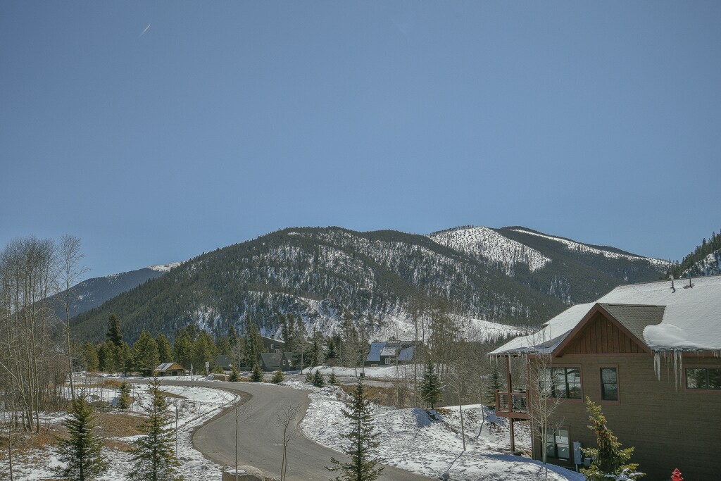 Beautiful views from the private balcony #winter
