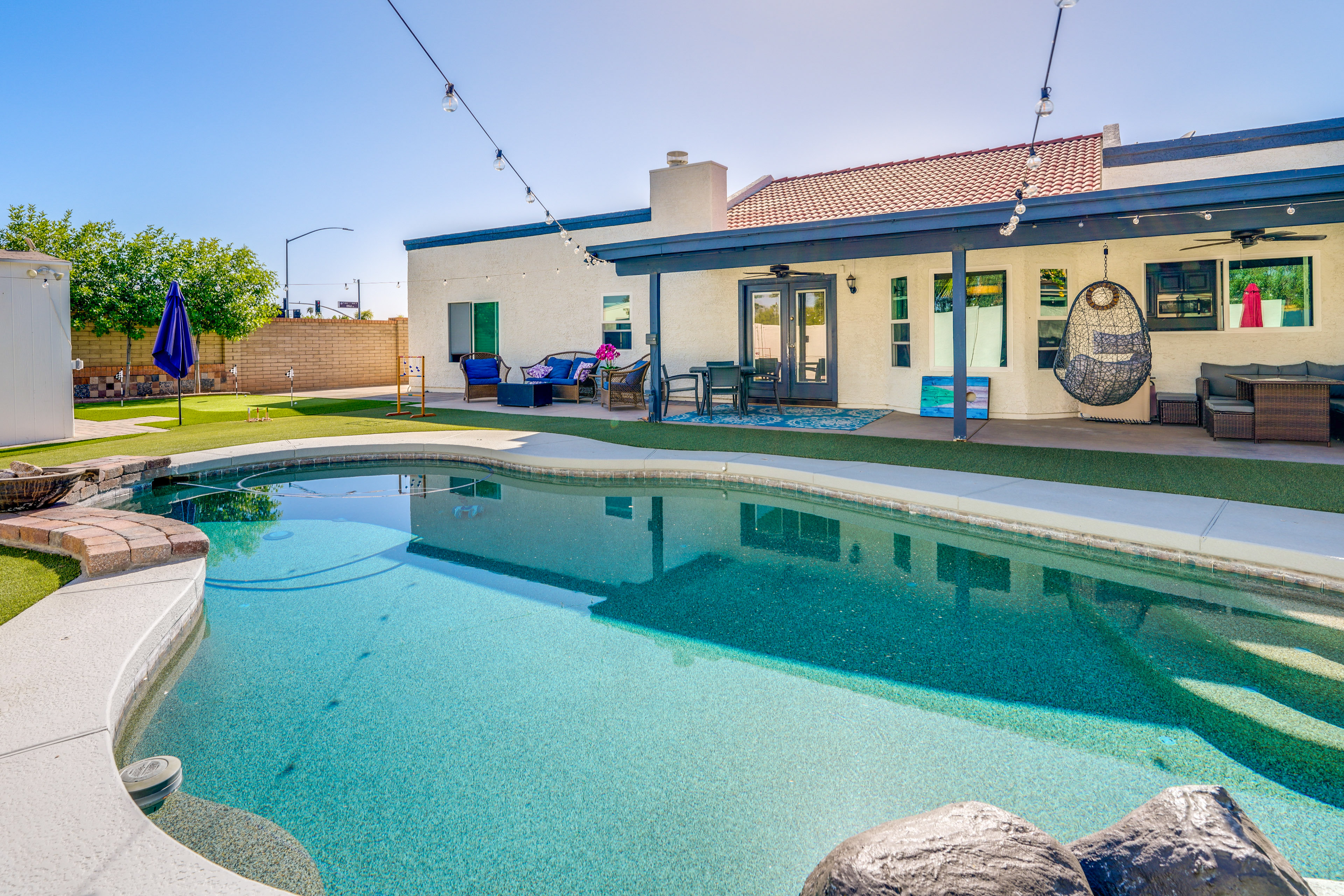 Property Image 1 - Pool, Putting Green & Games: Chandler Home!