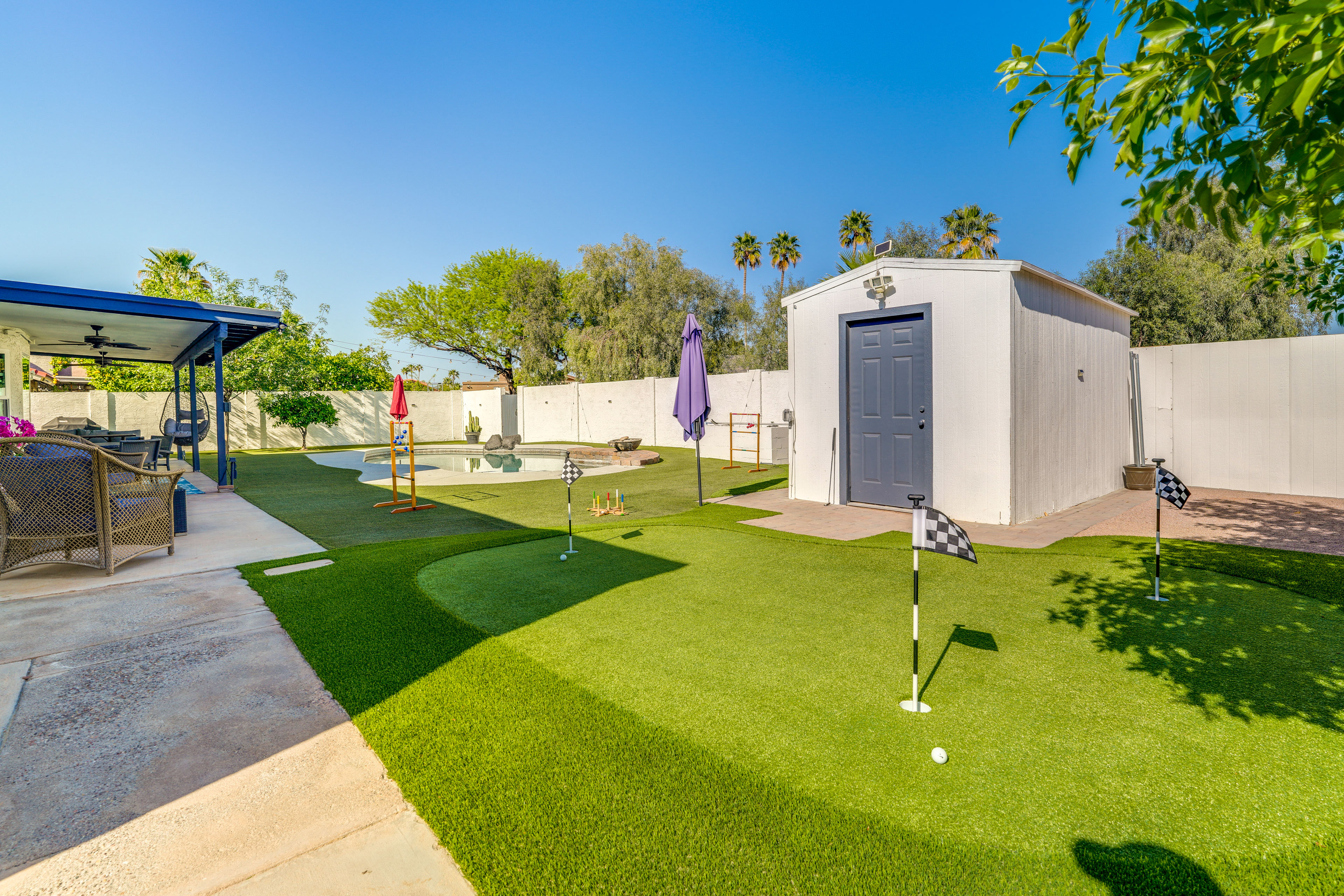 Property Image 2 - Pool, Putting Green & Games: Chandler Home!