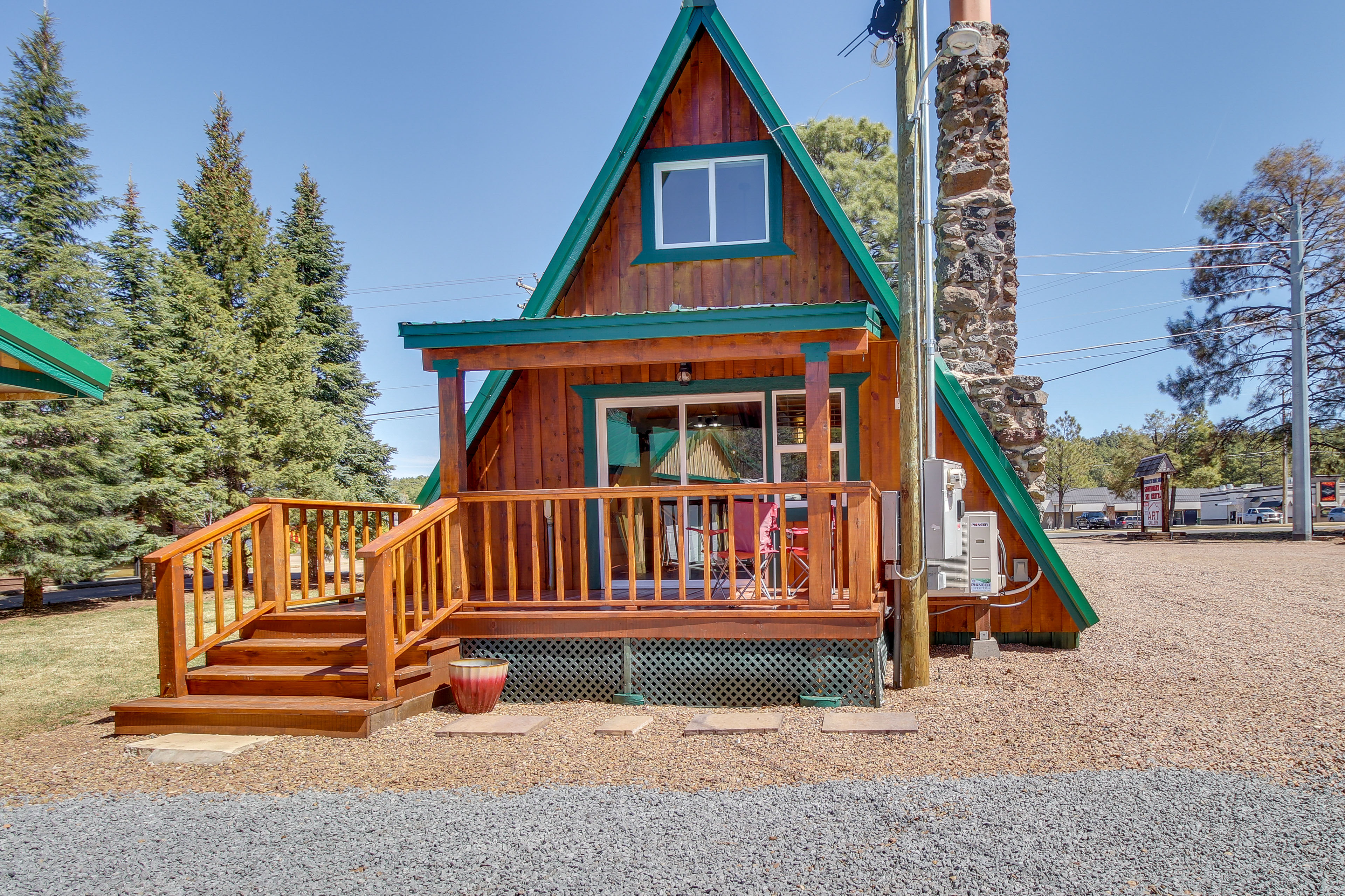 Property Image 1 - Adorable A-Frame Cabin in Pinetop-Lakeside!
