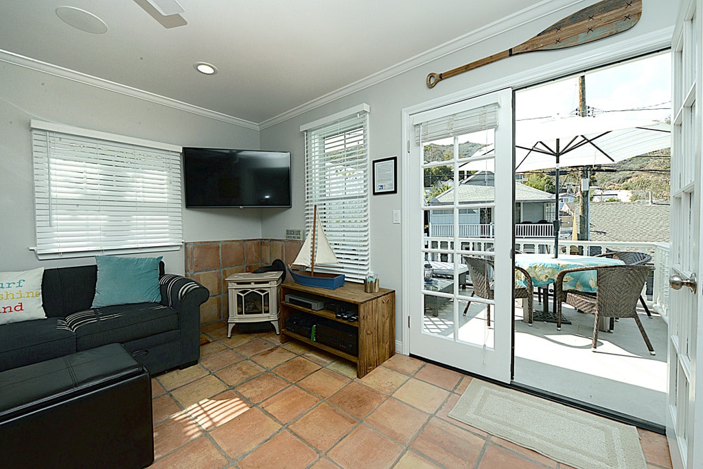 232W - Living Room with Outside Patio View