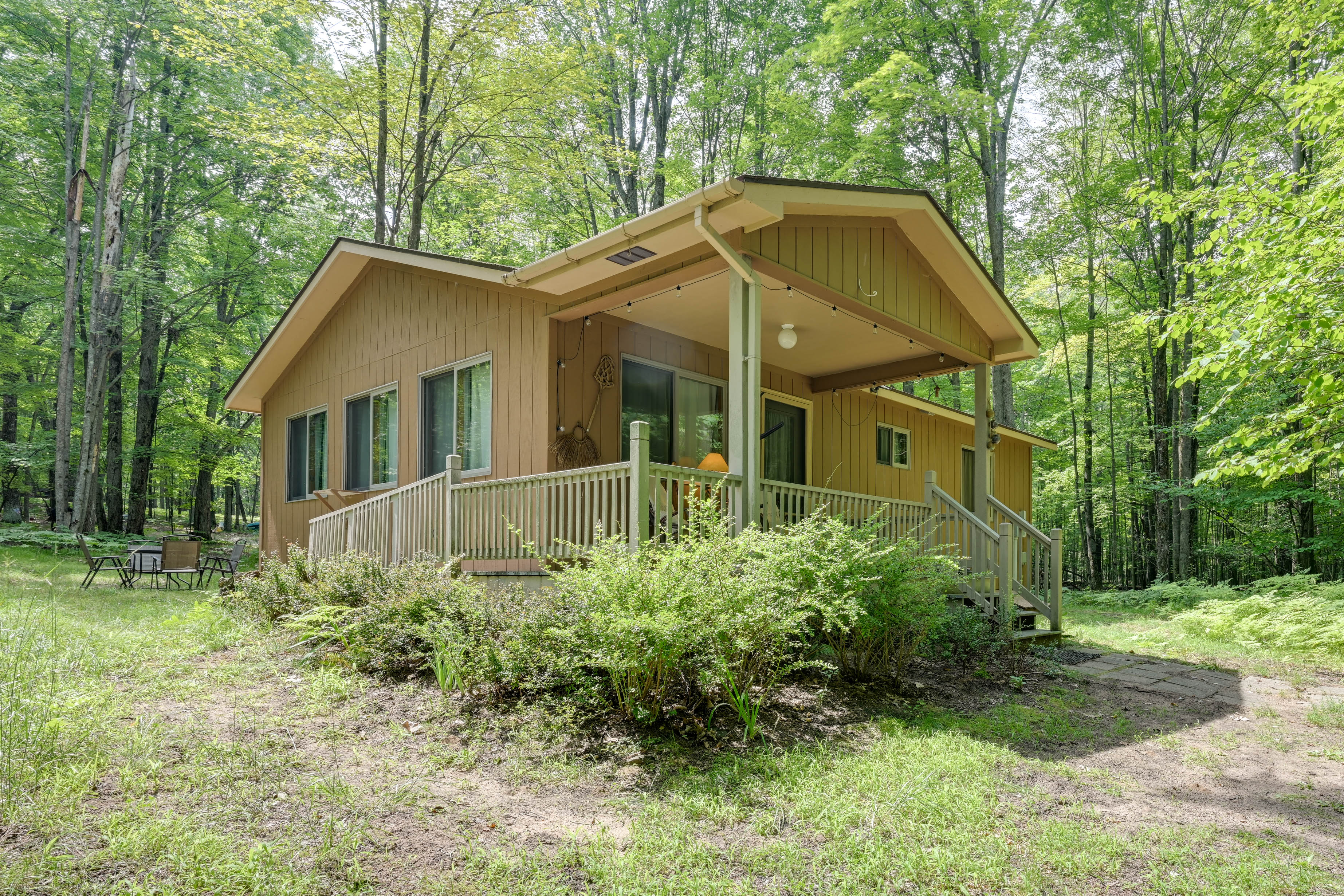 Property Image 1 - Secluded Farwell Cabin w/ Fire Pit & Gas Grill!
