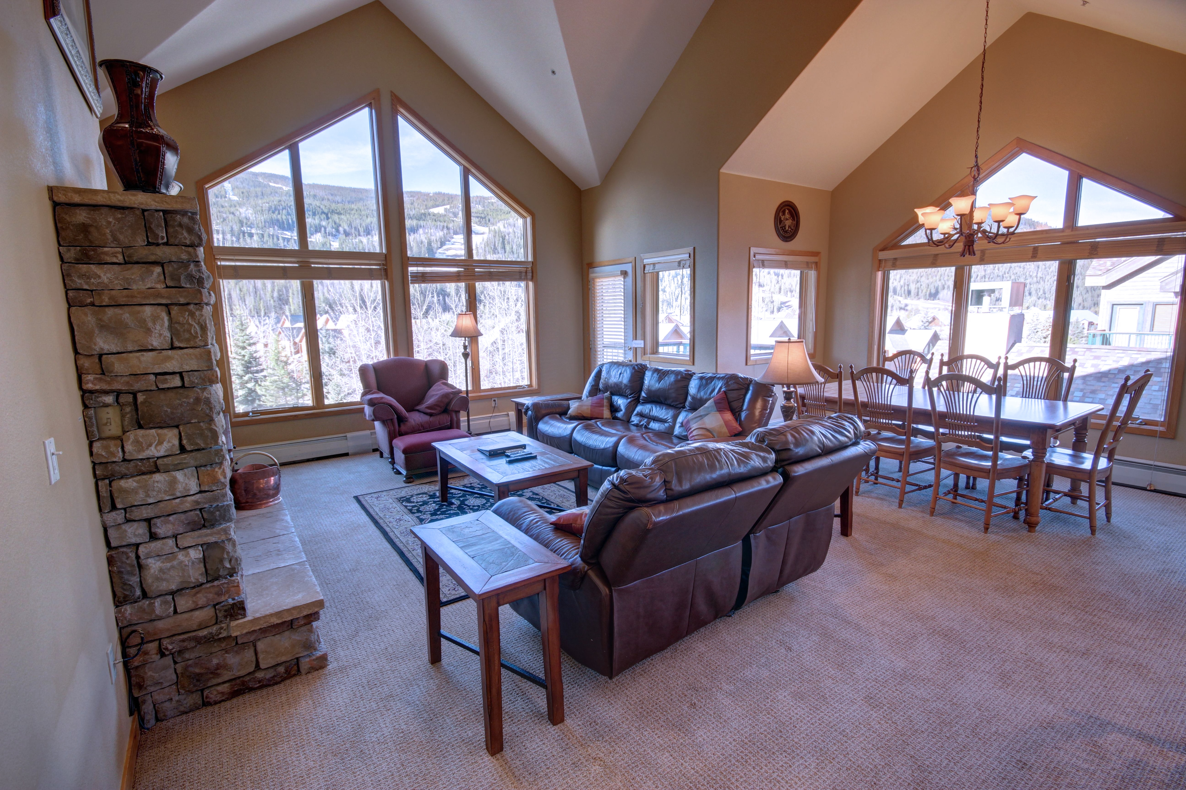 Large living room for family time