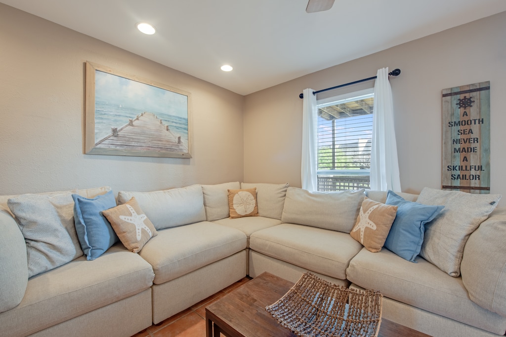 Spacious and cozy living room perfect for relaxation