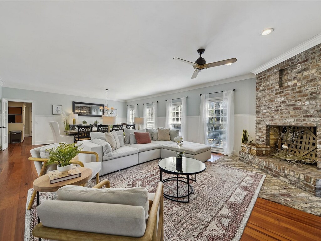 Living Room and Dining Room at 9 Ibis Street