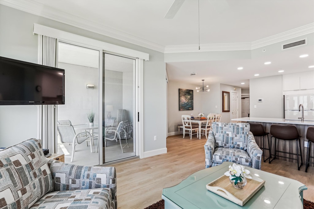 Living Room, Kitchen and Dining Area at 3504 SeaCrest