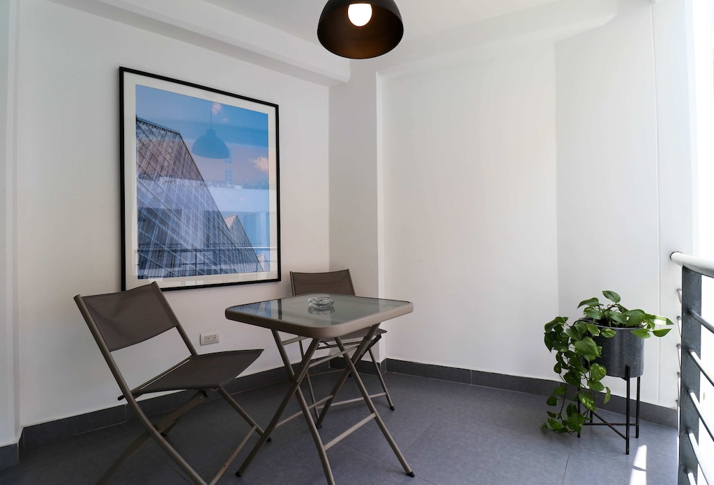 Private balcony ideal for your morning coffee
