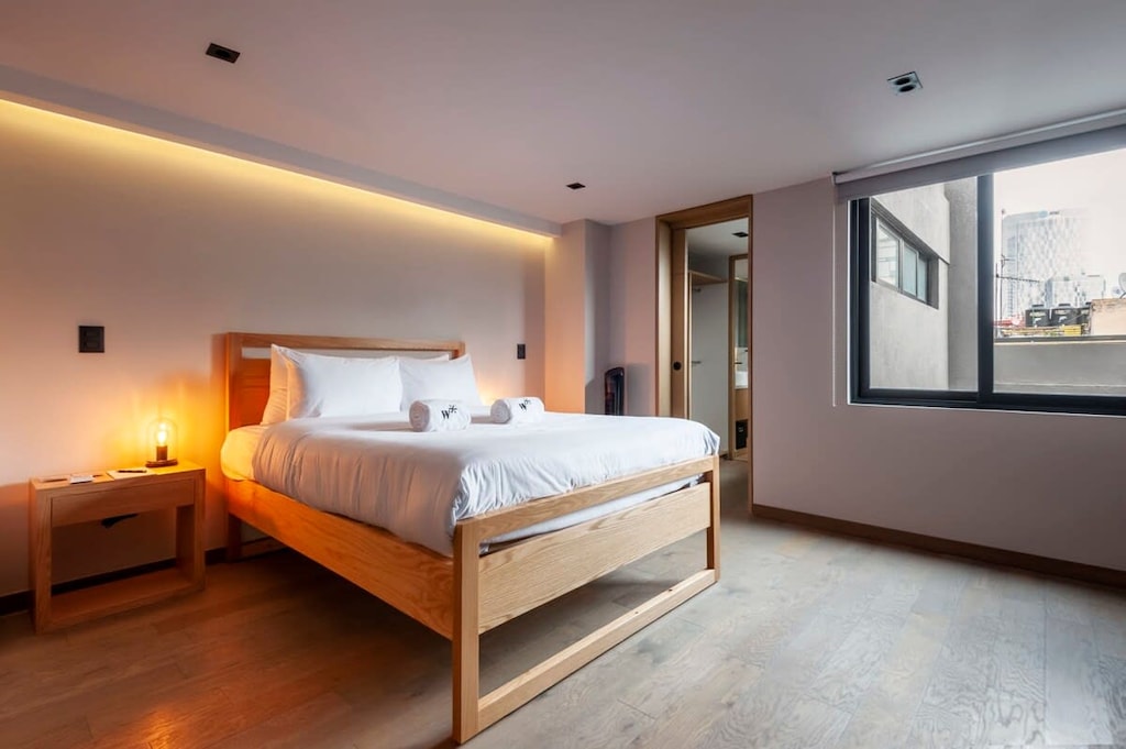 Large bedroom with ensuite bathroom