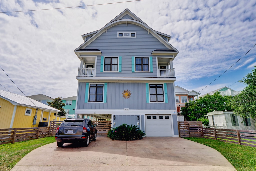 Street view of "Wave Break", Unit 2 is on the right