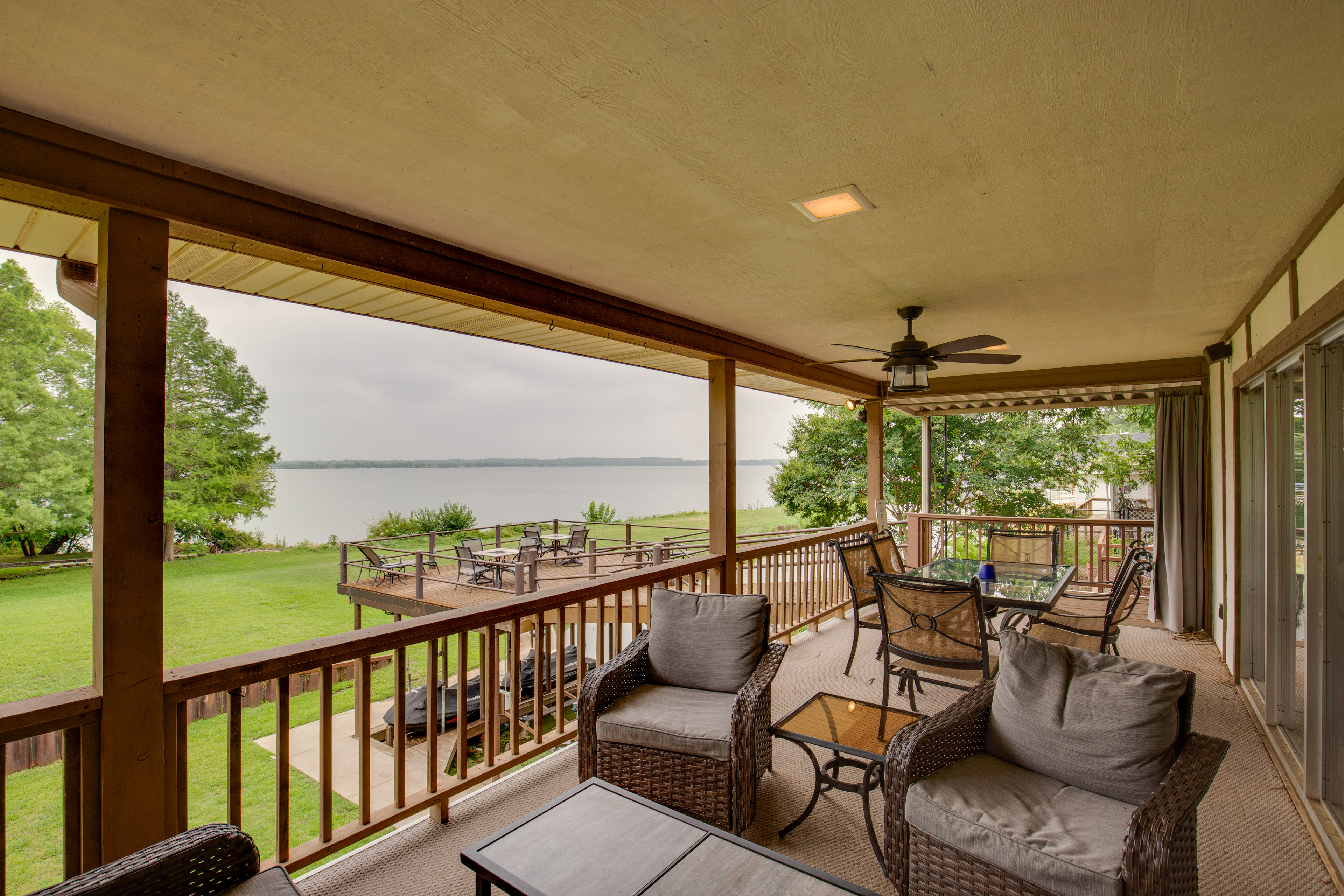 Property Image 1 - Cedar Creek Lake House w/ Hot Tub & Private Dock!