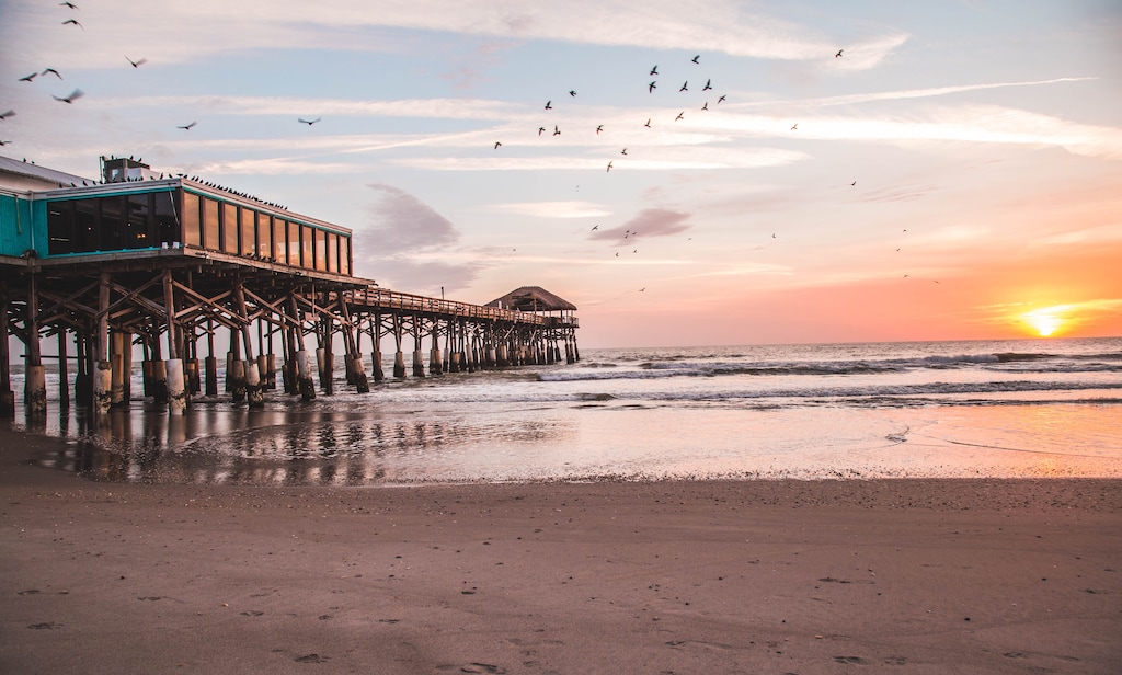 Take a sunrise walk on Cocoa Beach Pier