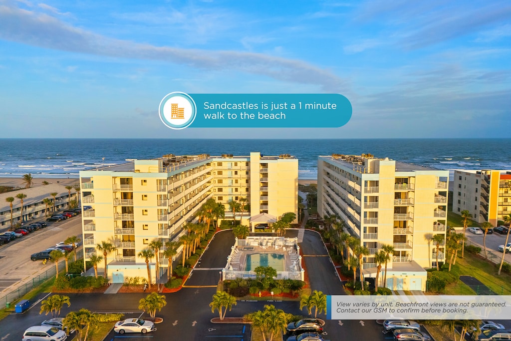 This condo is perfectly located right on the beach so you can stroll from your door to the sand in just minutes.