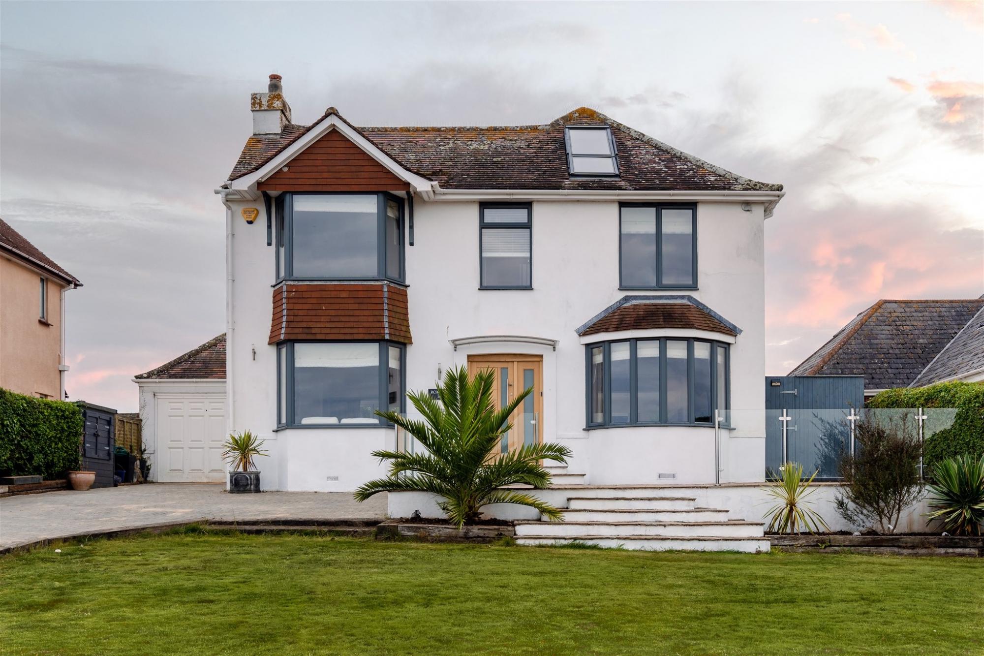 Property Image 1 - Romany - Family home next to Broadsand Beach with panoramic sea views