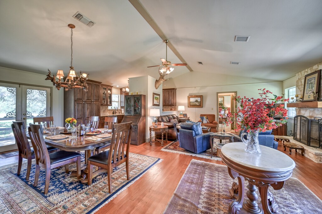 Main House Living Room/Dining Room Area