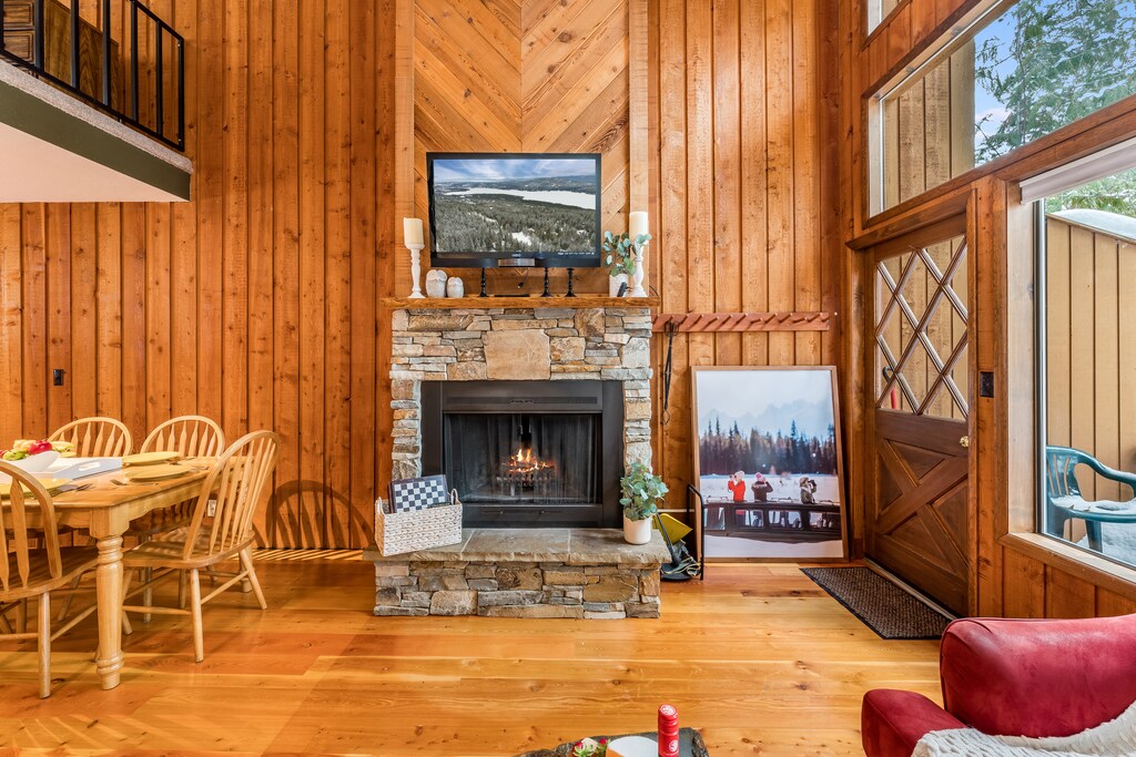 Wood Burning Fireplace