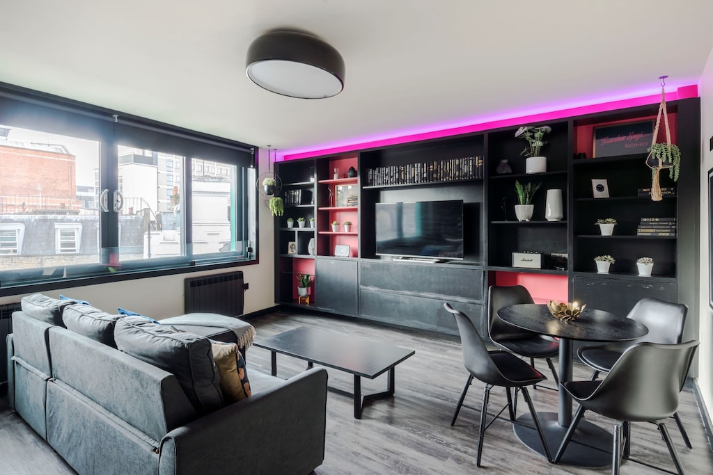 Living Room & Dining Area