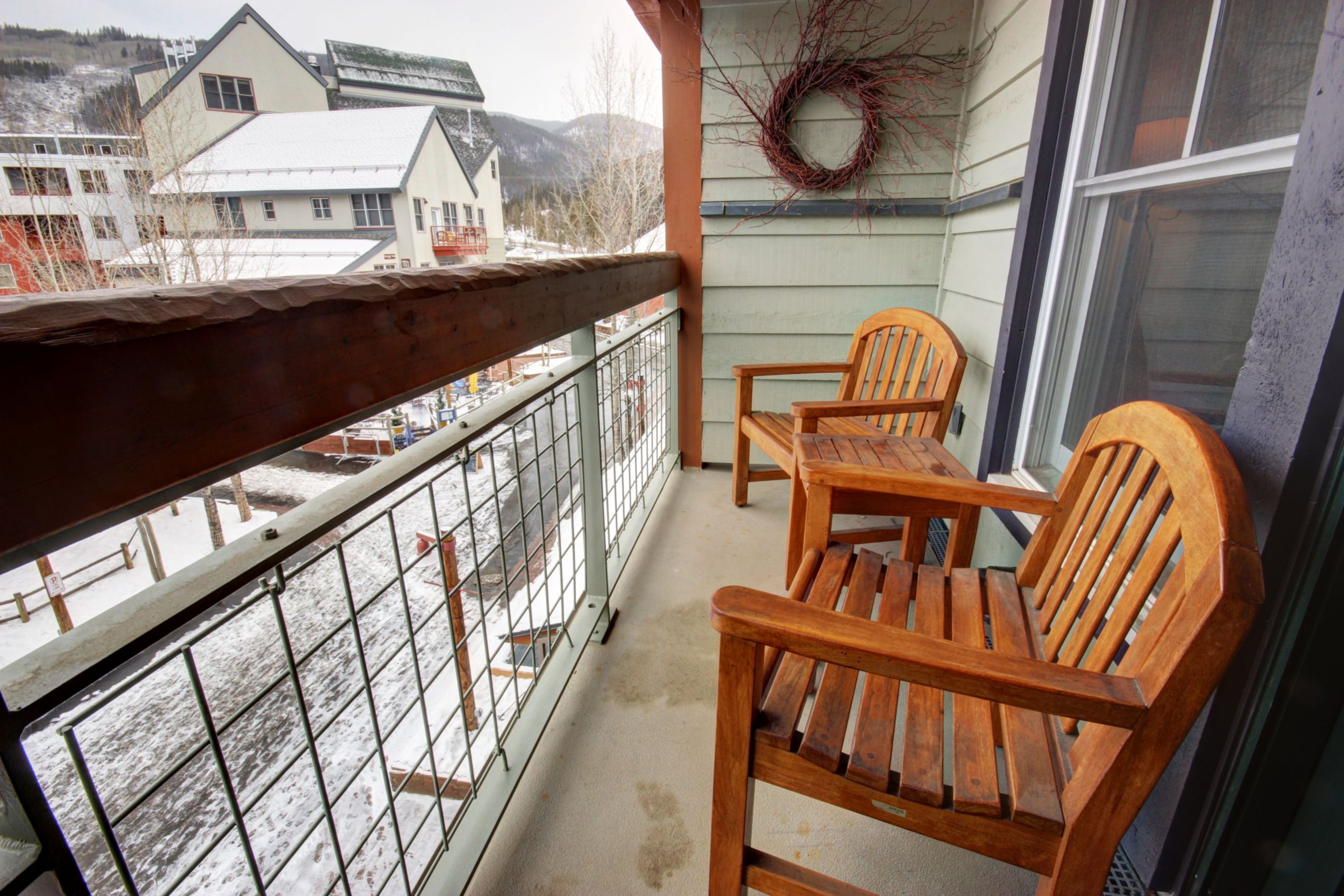 Private balcony