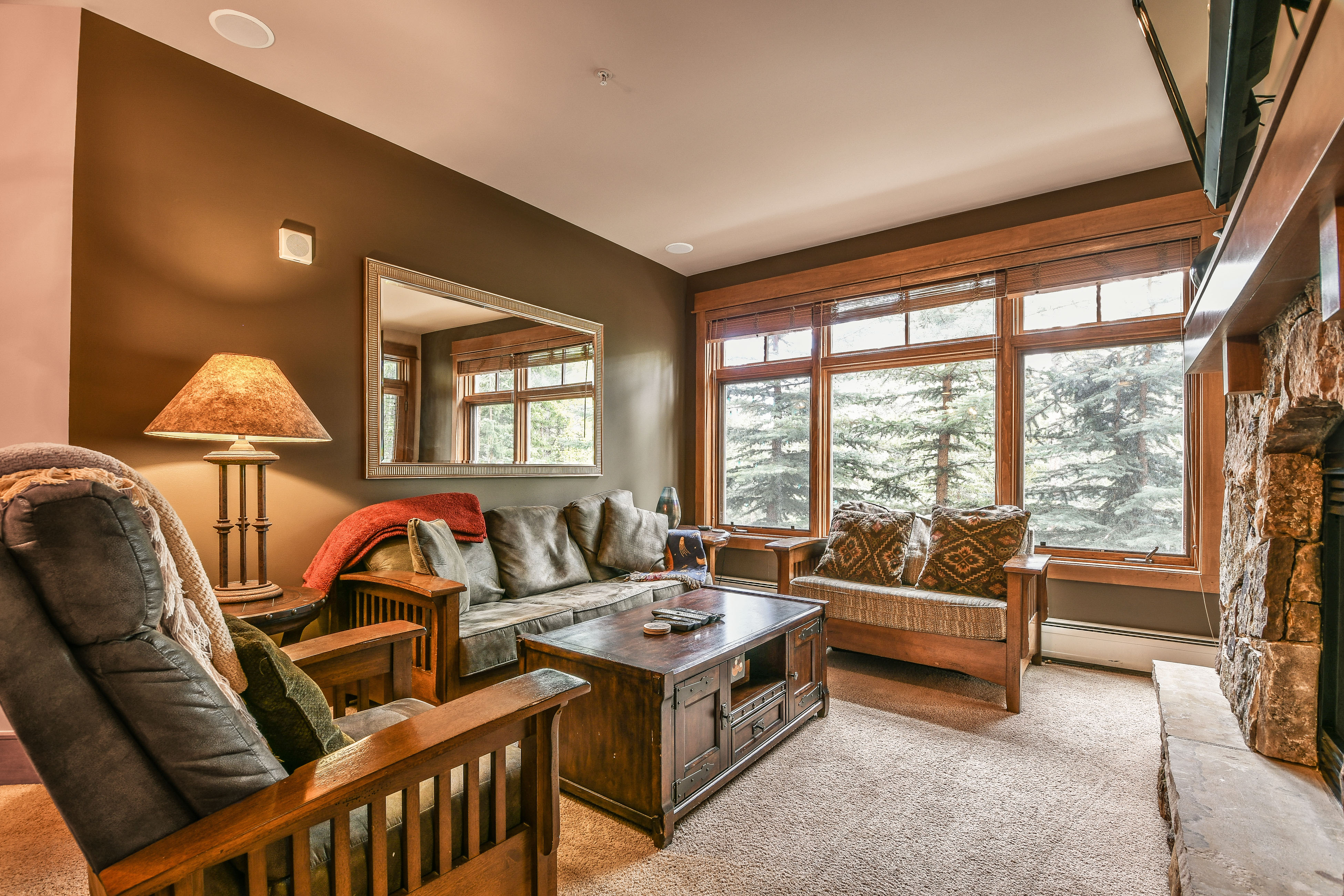 Living room with a spectacular view