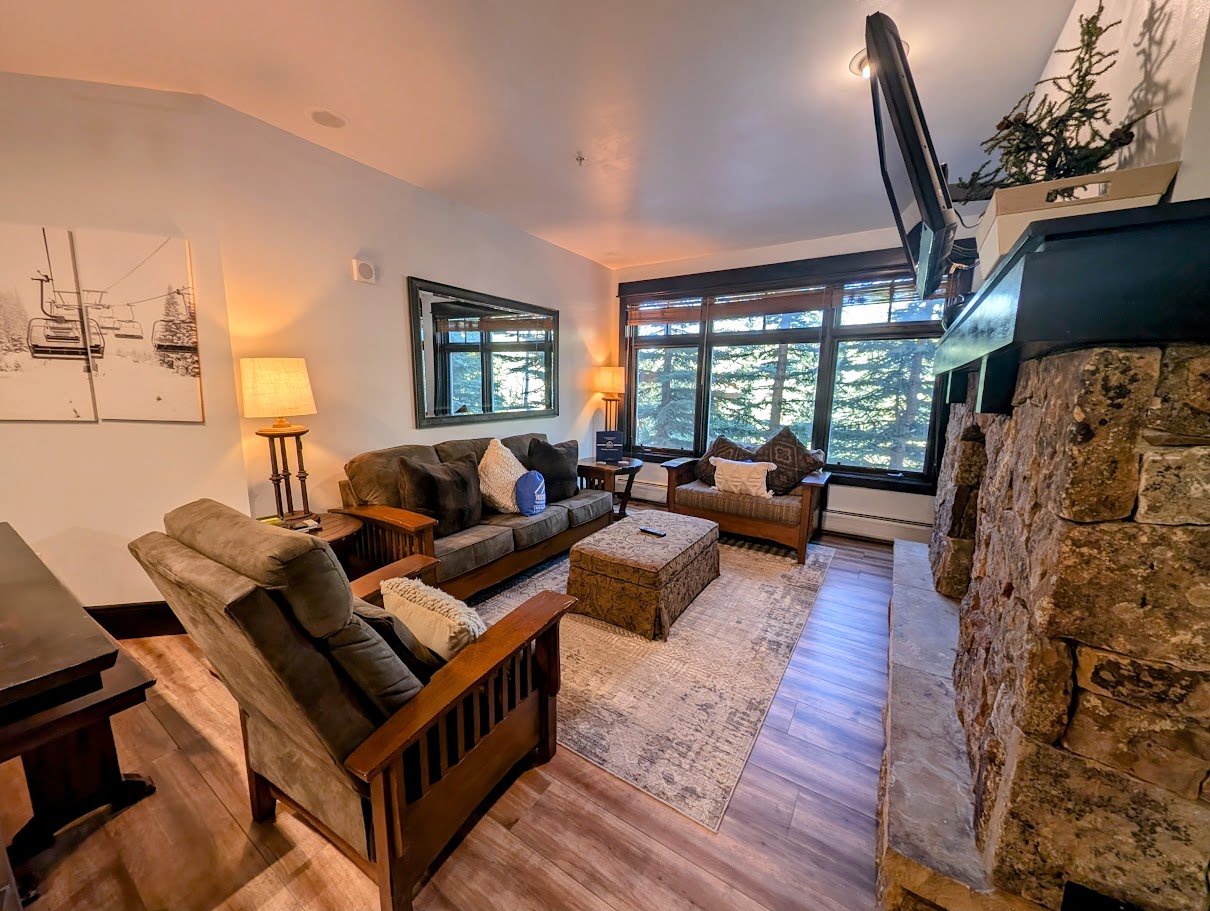 Living room with a spectacular view